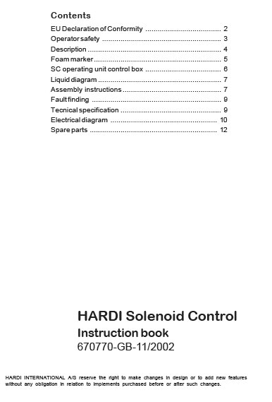 SOLENOID CONTROL (SC)